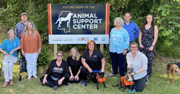 ASPCA Partners with Oktibbeha County Humane Society to Create Lifesaving Animal Support Center in Mississippi