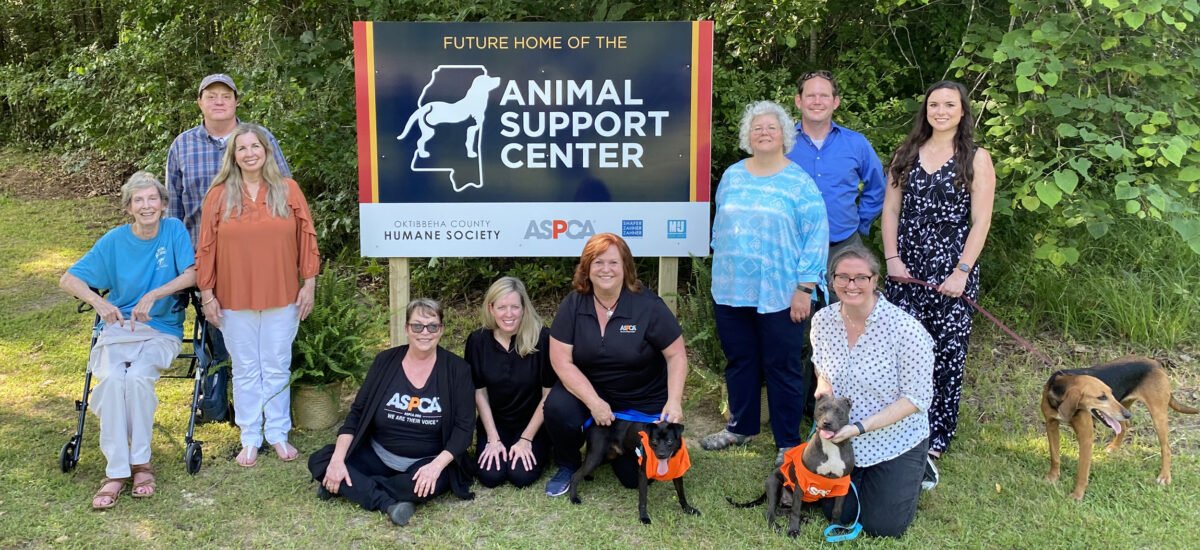 ASPCA Partners with Oktibbeha County Humane Society to Create Lifesaving Animal Support Center in Mississippi